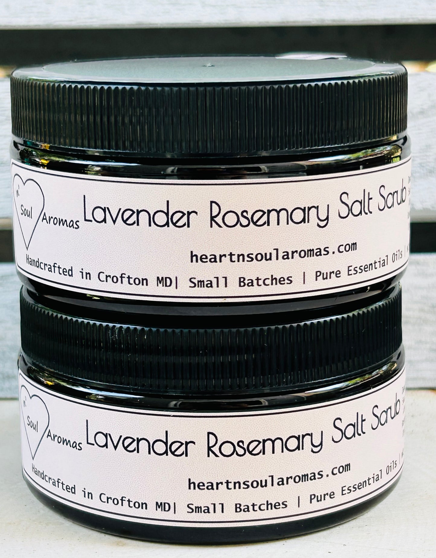 Lavender Rosemary Salt Scrub
