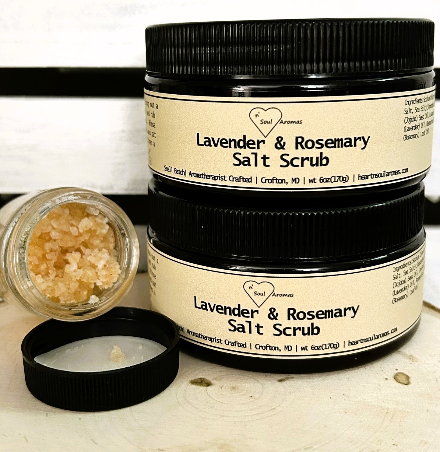 Exfoliation lavender rosemary