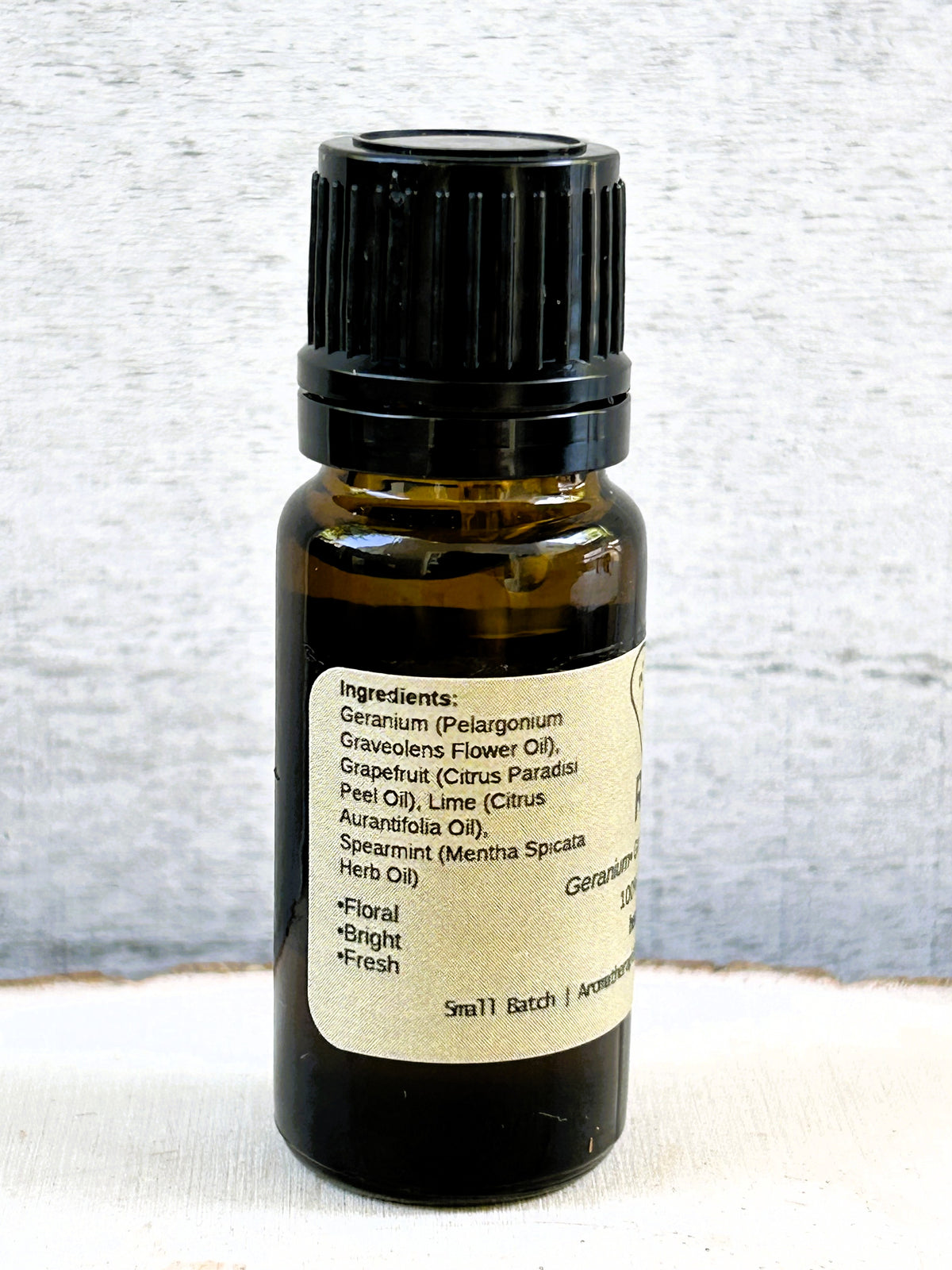 Renew EO Blend Ingredients Label