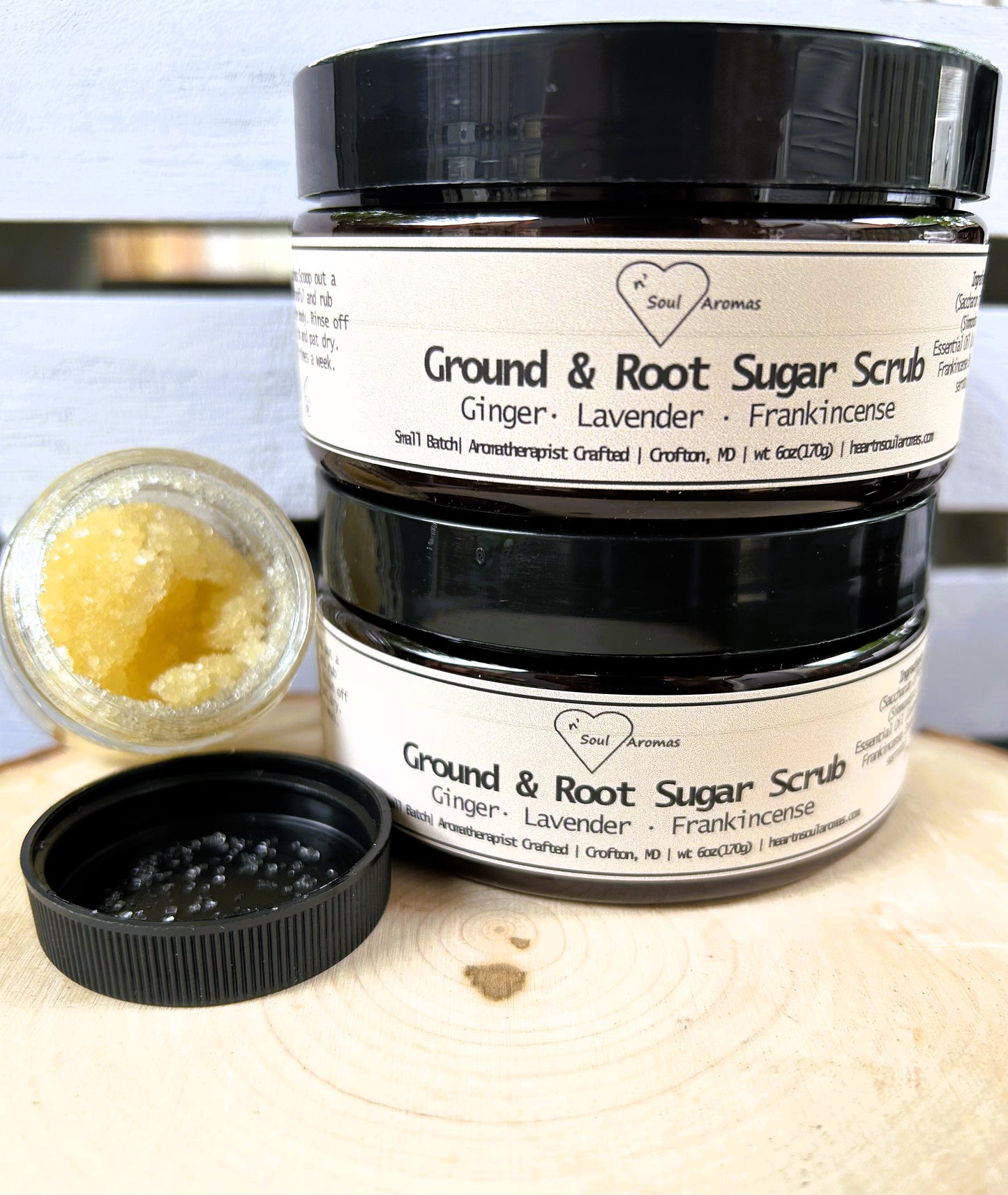 Sugar Scrub Ginger Lavender Frankincense