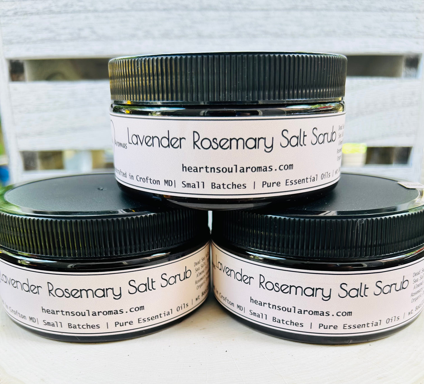 Lavender Rosemary Salt Scrub