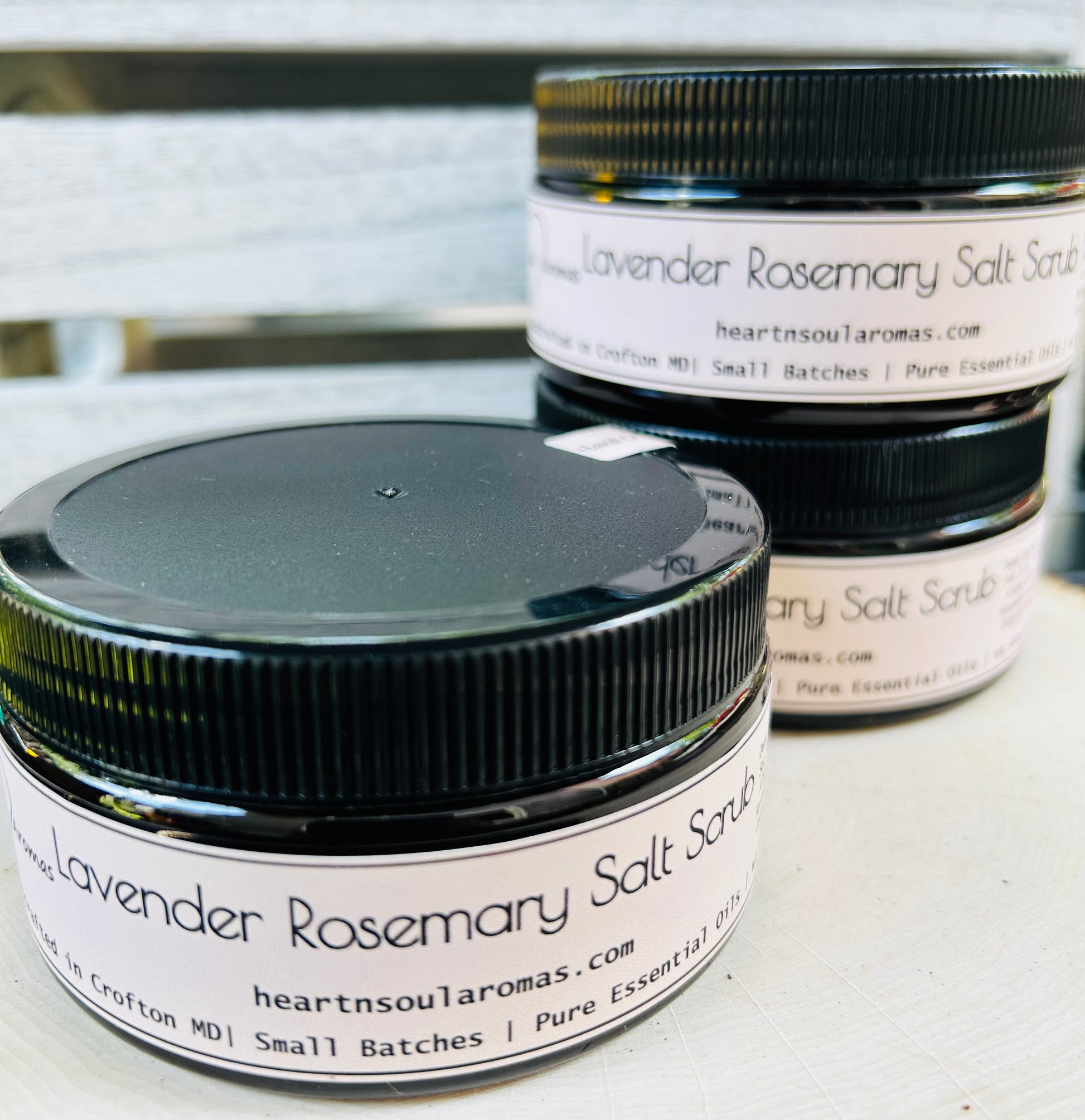Lavender Rosemary Salt Scrub