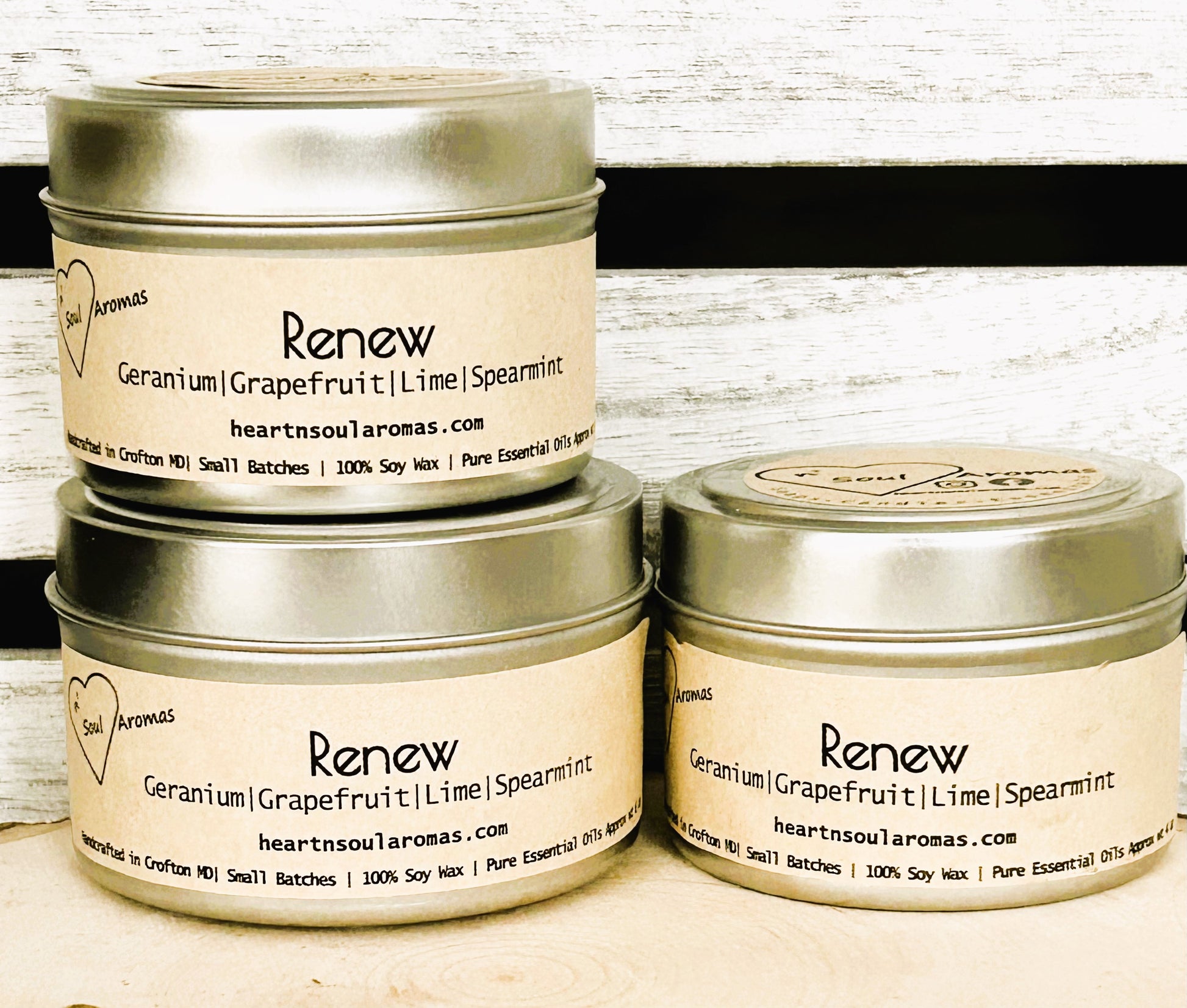 Renew Soy Wax Canlde