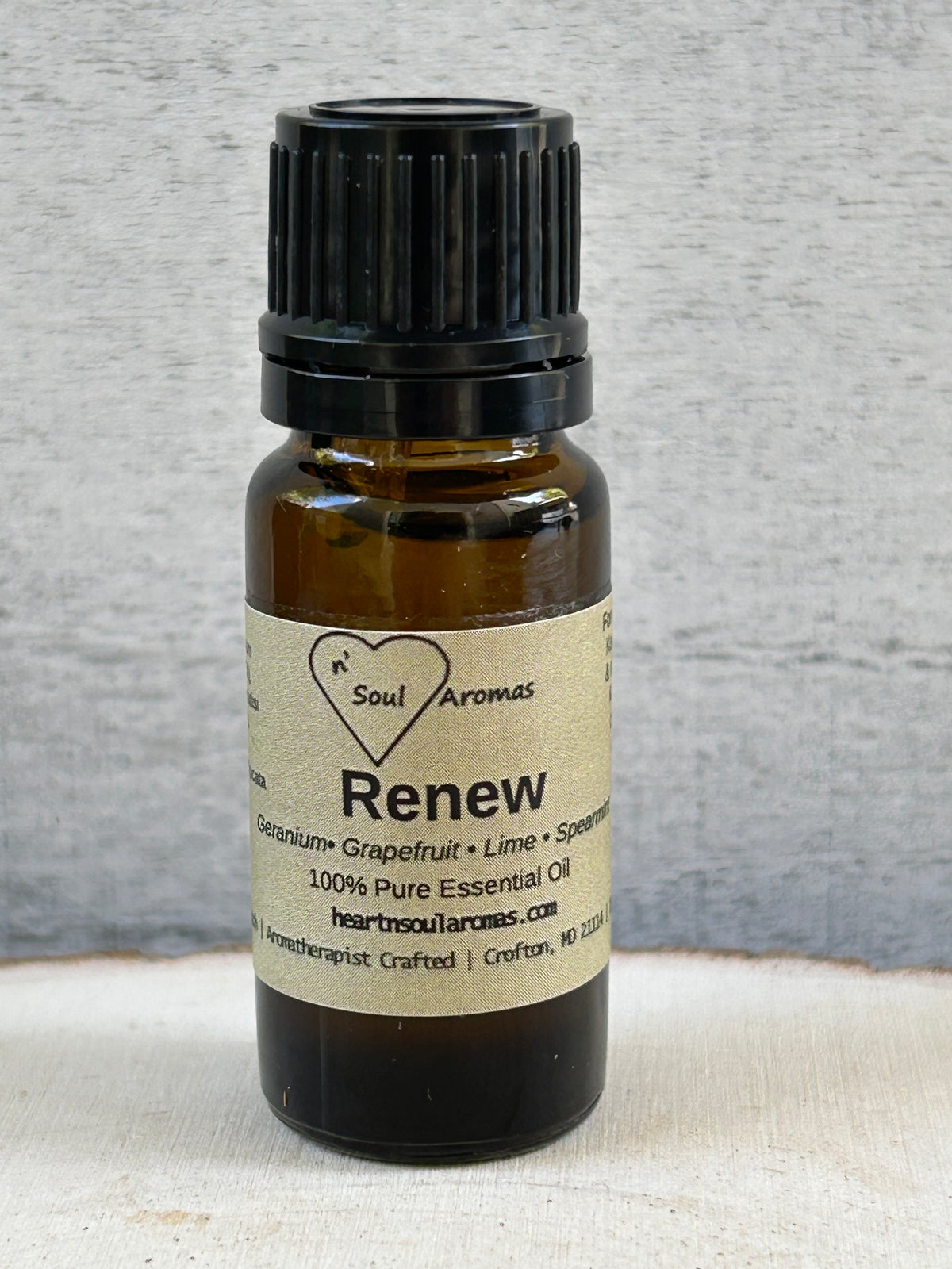 Renew EO Blend Front label