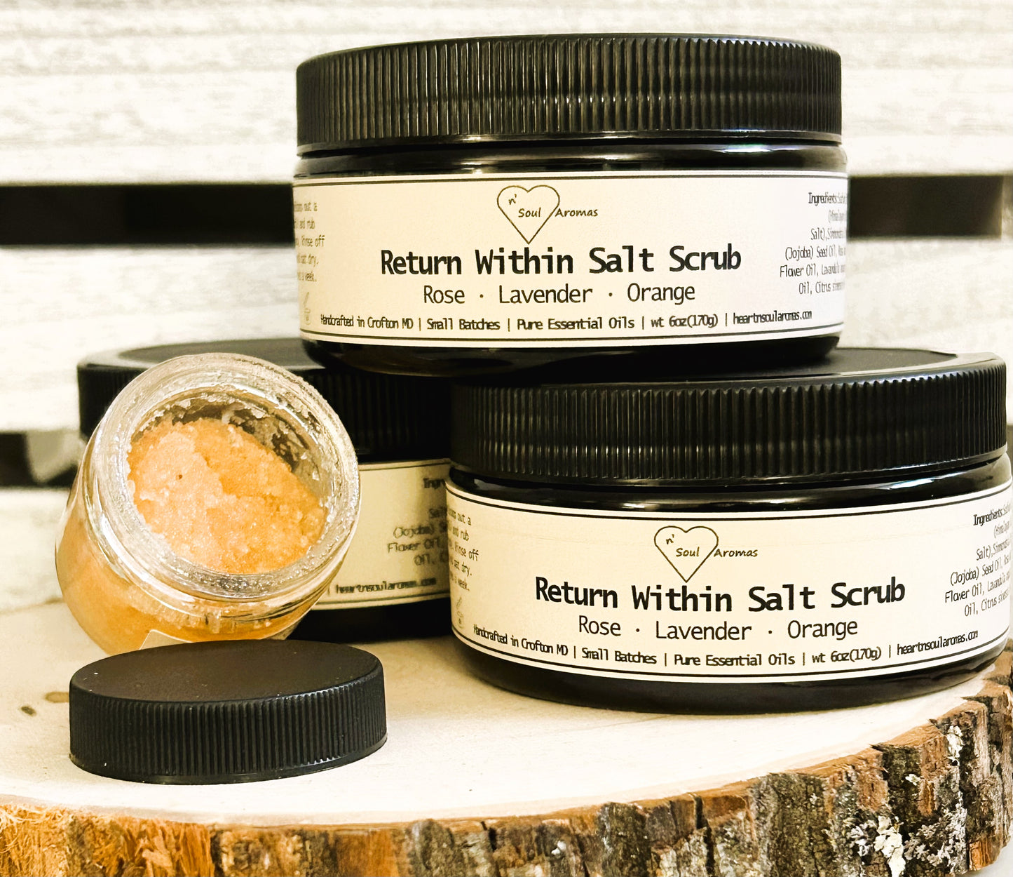 Return Within Salt Scrub w/ tester