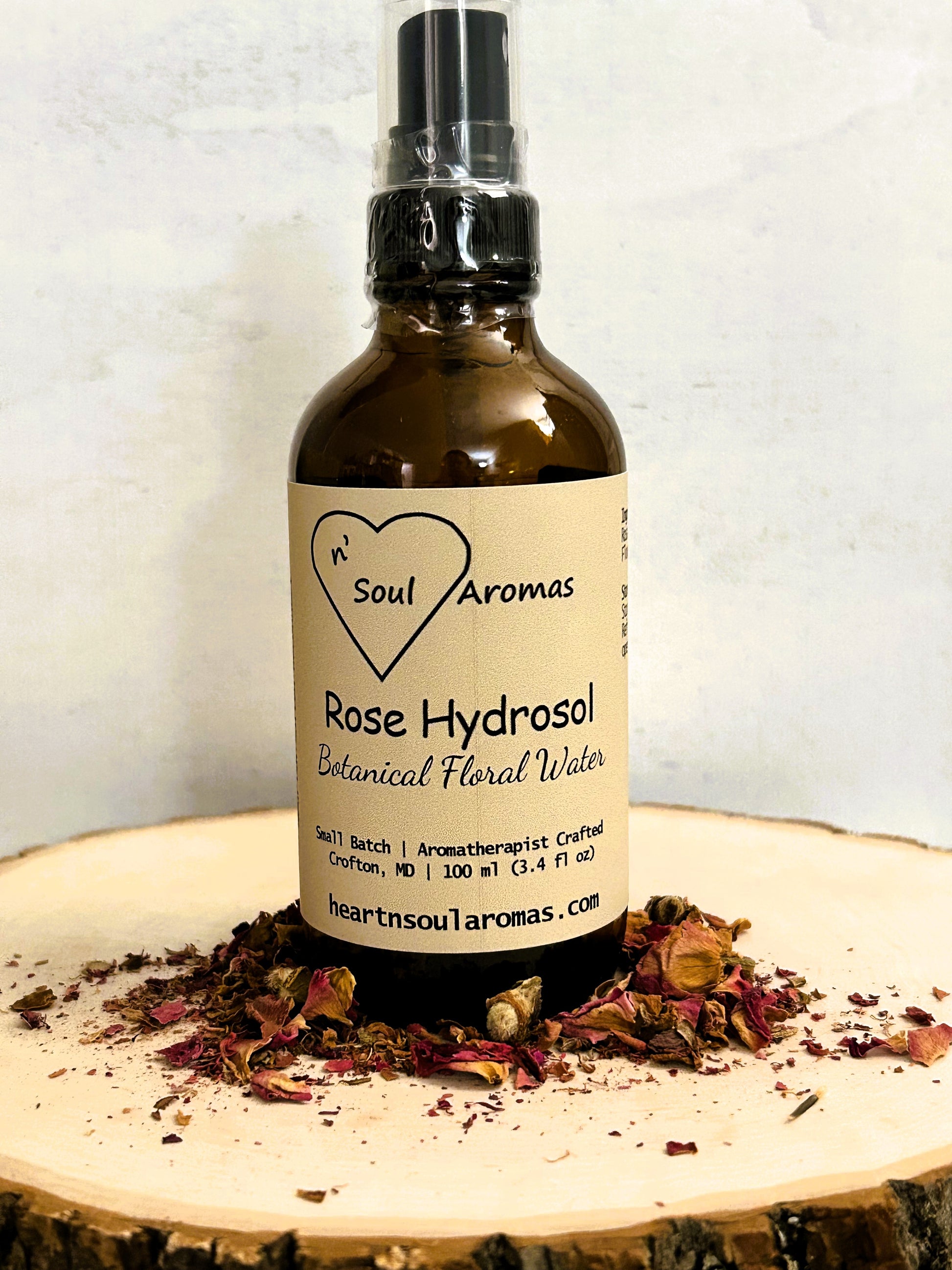 Rose hydrosol floral water
