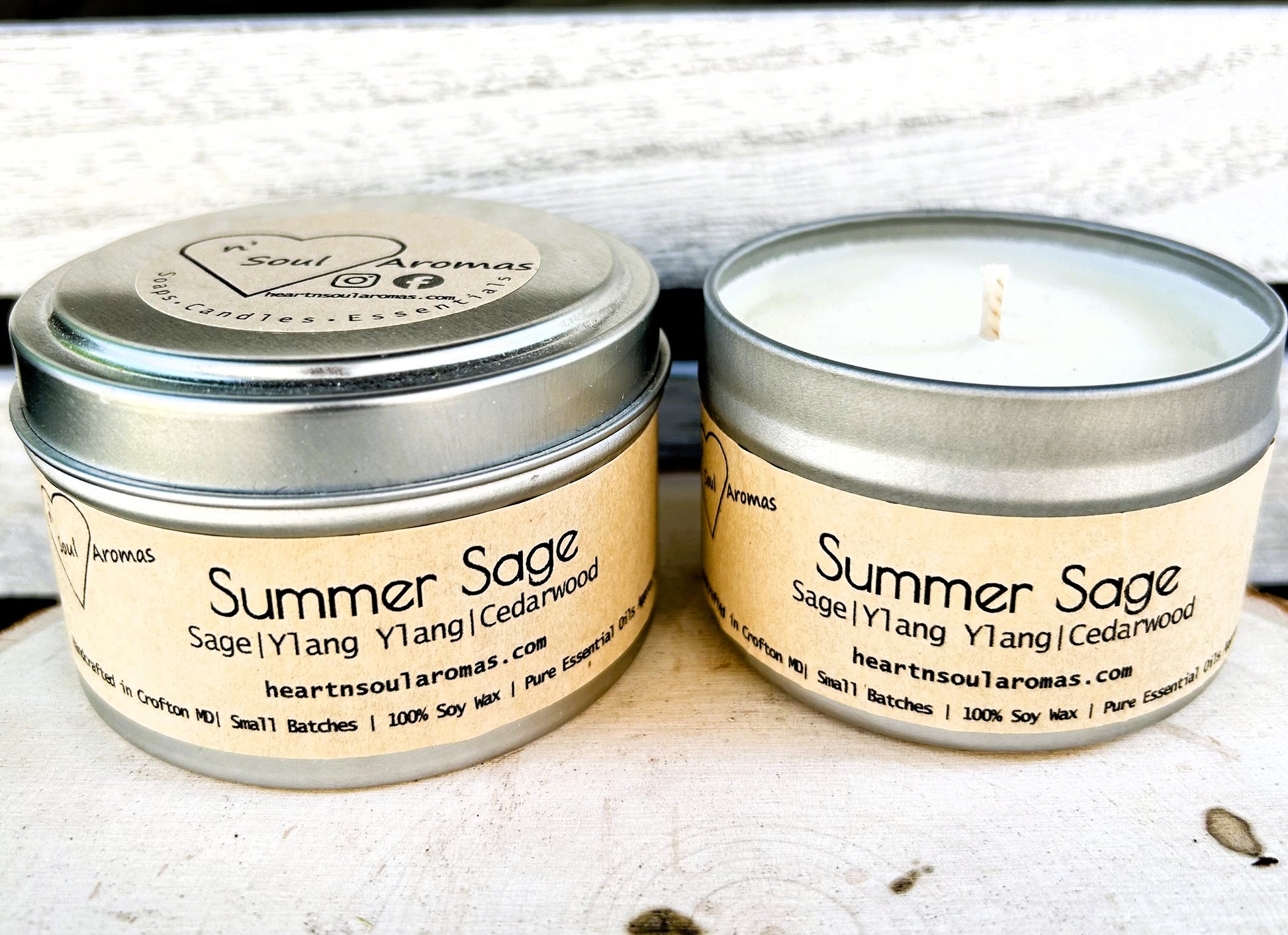 Summer Sage Aroma Candle
