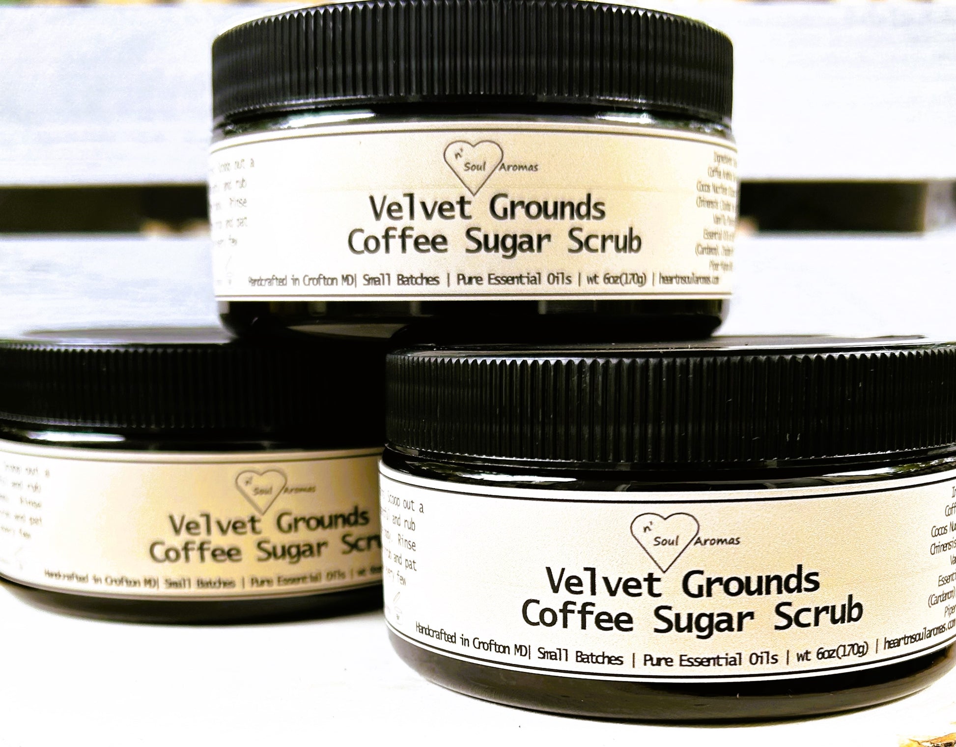 Velvet Grounds Coffee Sugar Scrub
